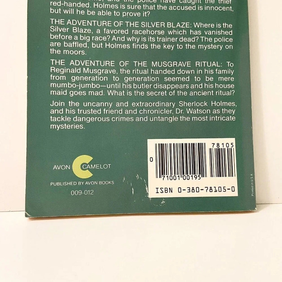 Vintage 1981 Sir Arthur Conan  Doyles The Adventures of Sherlock Holmes Book 3 - Picture 14 of 14